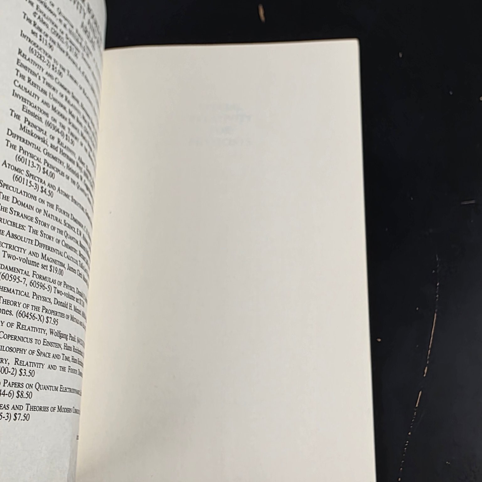Special Relativity For Physicists Stephenson Kilmister 1987 Dover Ed Physics