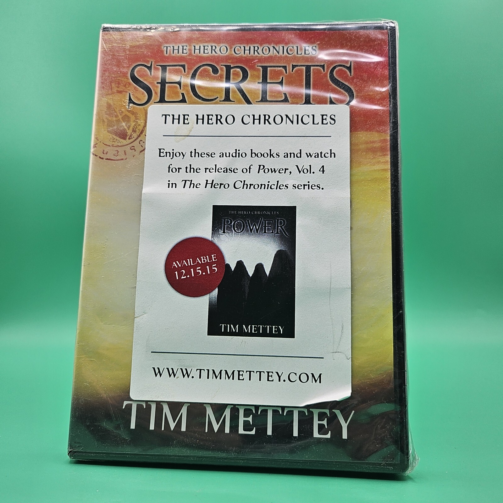SECRETS: THE HERO CHRONICLES (VOLUME 1) By Tim Mettey NEW Audiobook CD SEALED