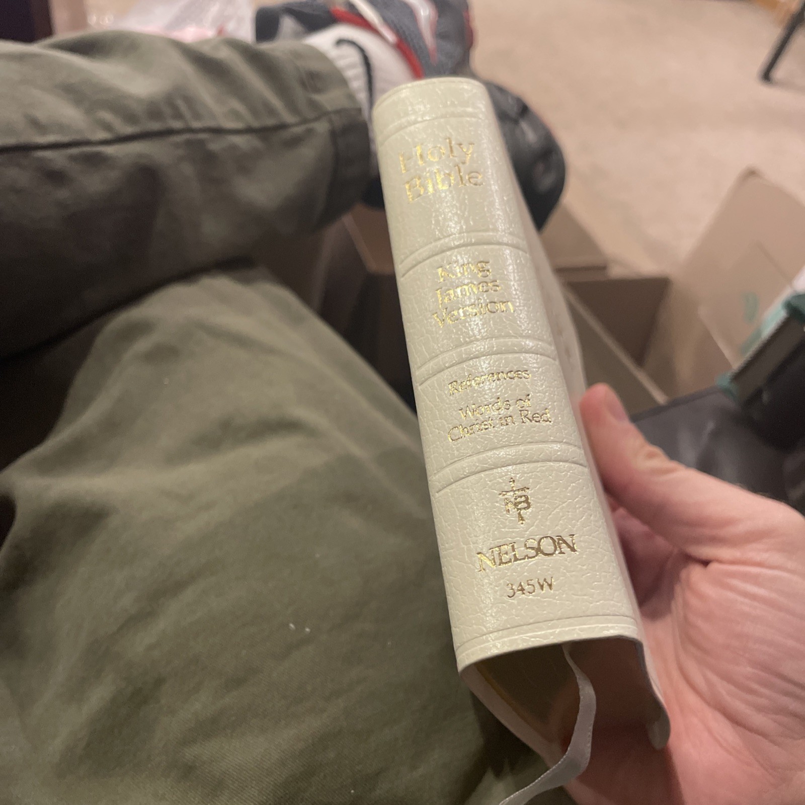 Holy Bible nelson #345W Bonded Leather Pocket Size KJV Red Letter