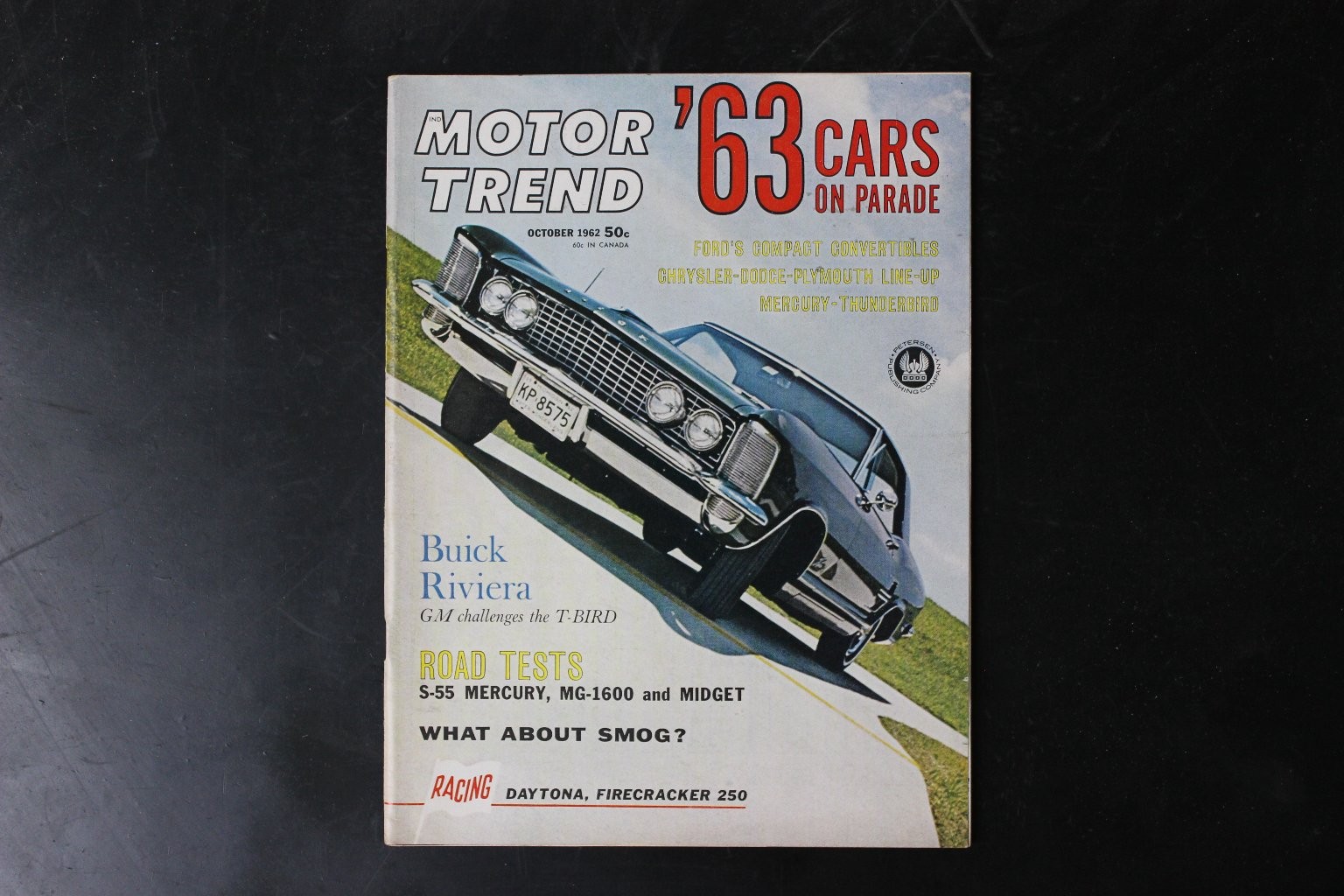 Motor Trend Magazine October 1962 ’63 Cars Parade Buick Riviera Automotive