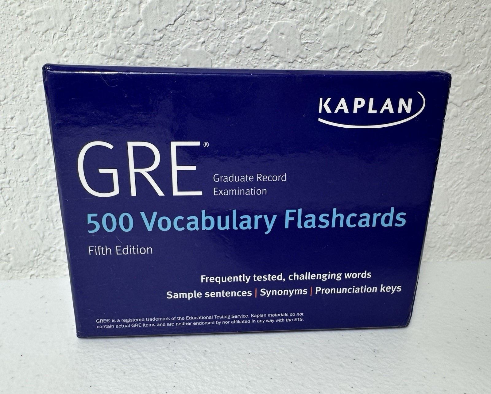 Kaplan GRE Exam Vocabulary in a Box 5th Edition 500 Words Flashcards Flash Cards