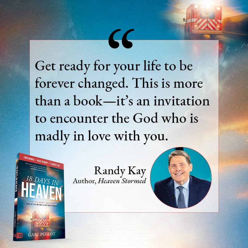 Near Death Experience Book 18 Days in Heaven Paperback True Story Faith Jesus
