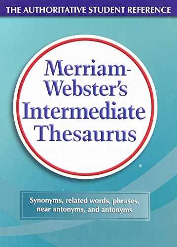 Merriam-Webster’s Intermediate Thesaurus – Hardcover, by Merriam-Webster – Good
