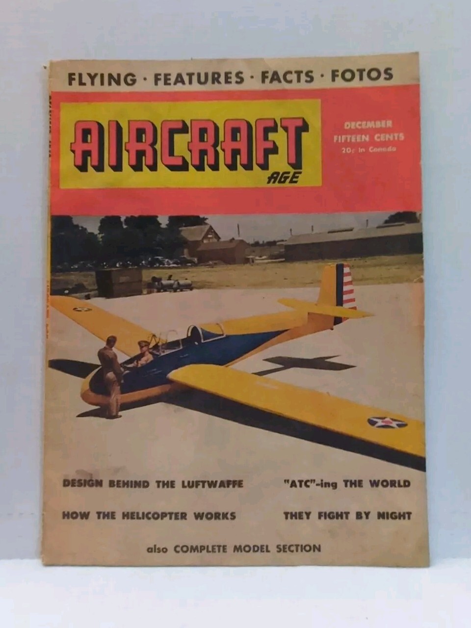 Aircraft Age Magazine December 1943 Luftwaffe Helicopters Schweitzer M22