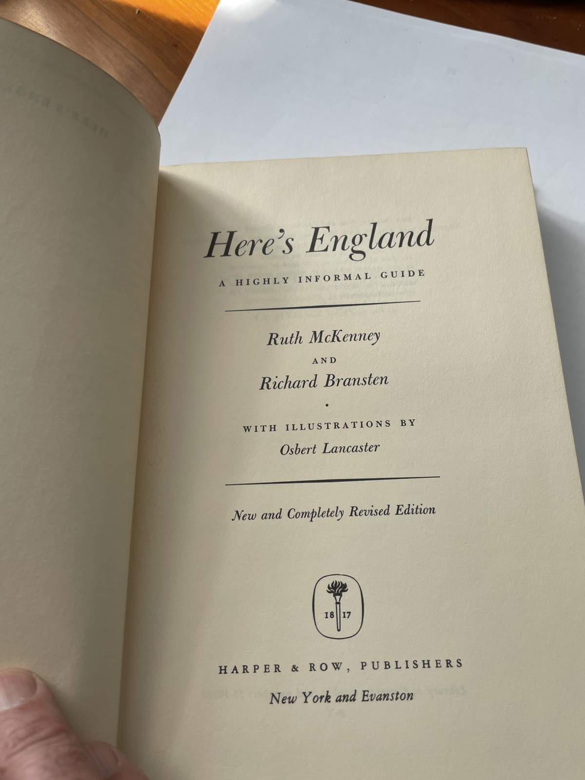 HERE’S ENGLAND THIRD EDITION RUTH McKENNEY RICHARD BRANSTEN BOOK ILLUSTRATED