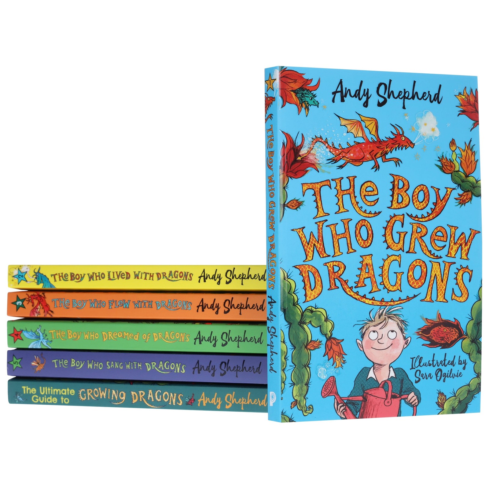Boy Who Grew Dragons Series By Andy Shepherd 6 Books Set – Ages 7-9 – Paperback
