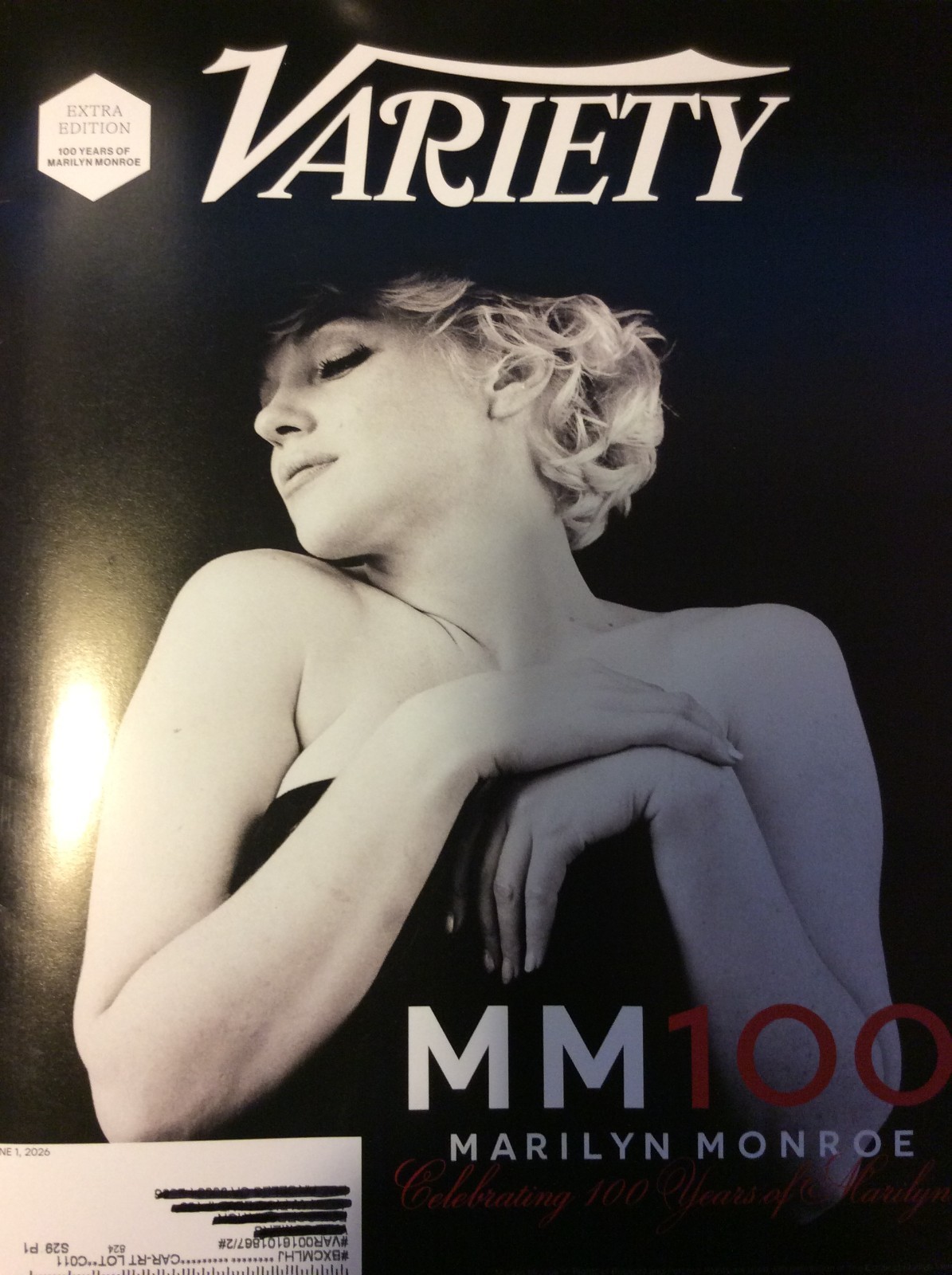 MM 100 Marilyn Monroe 100 years of Marilyn Variety Extra Edition June 1/2026