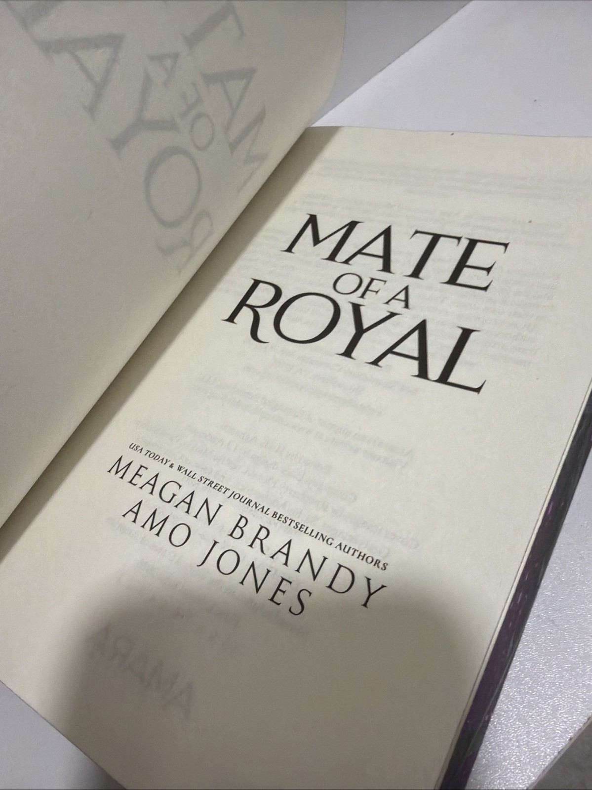 Mate of a Royal by Meagan Brandy and Amo Jones (2026, Trade Paperback)