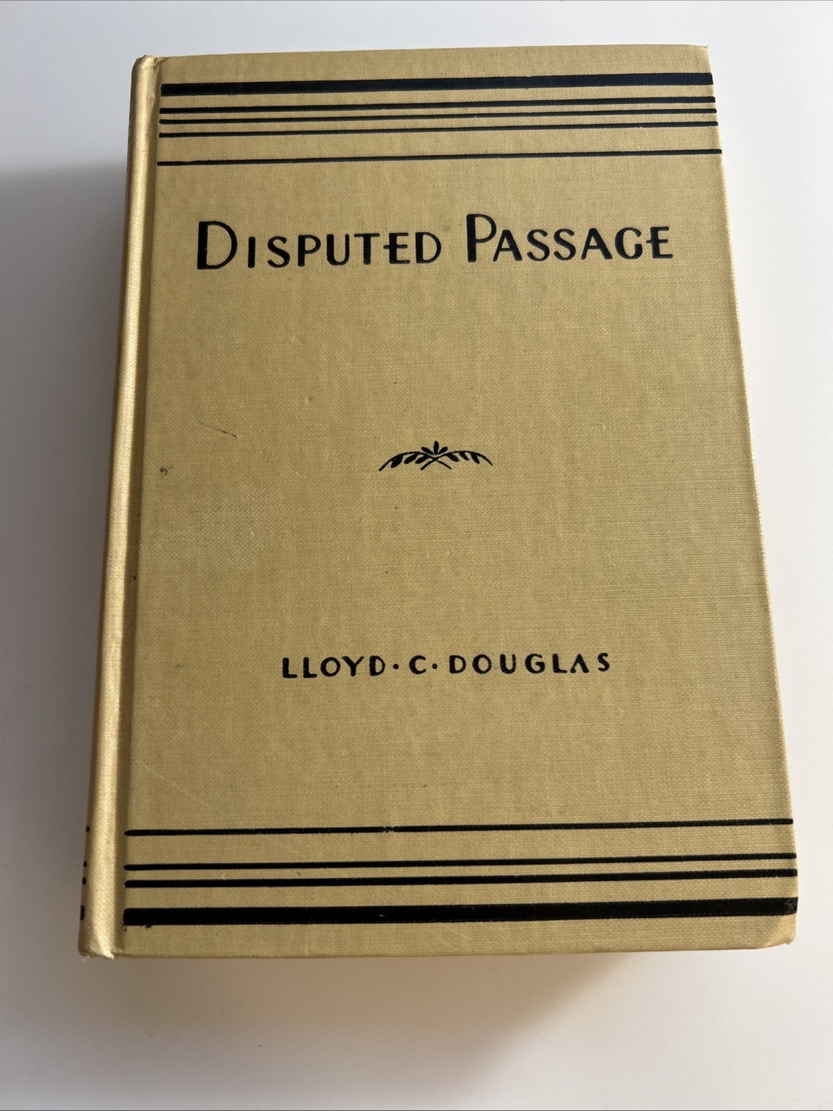 Disputed Passage by Lloyd C. Douglas 1939 Antique ? 2928