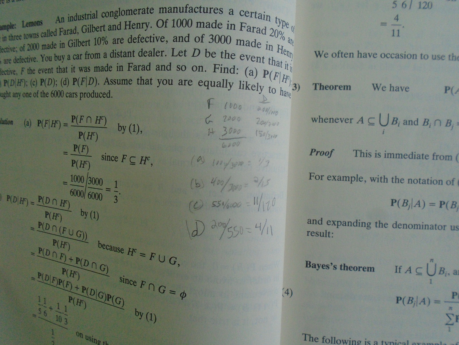 Elementary Probability by David Stirzaker, 1994 First Edition, 406 Pages