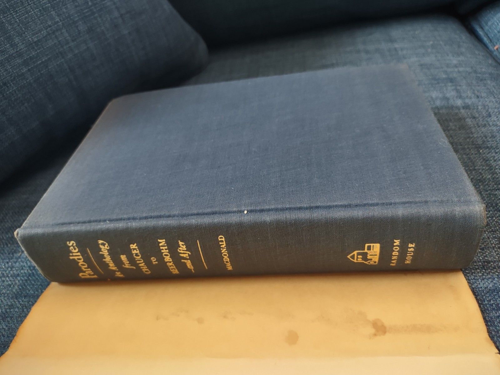 PARODIES Compiled by Dwight Macdonald Modern Library 1960 1st ed/2nd Print