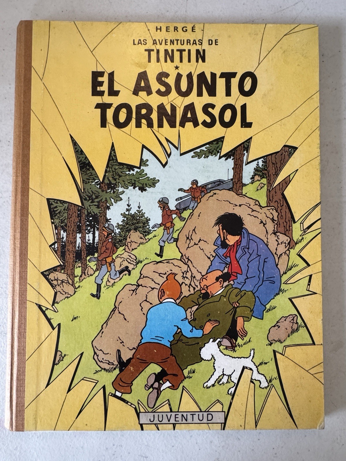 TINTIN El Asunto Tornasol HERGE 1972 Juventud Barcelona Comic Affaire Tournesol