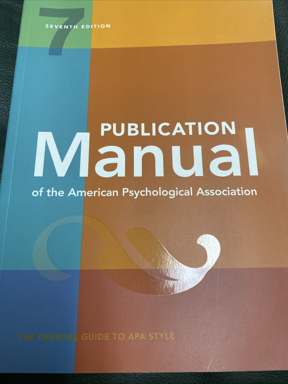 Publication Manual OFFICIAL 7 Edition of the American Psychological Association.