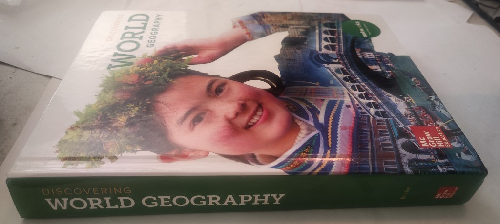 Discovering World Geography Student Edition book HC mcgraw hill