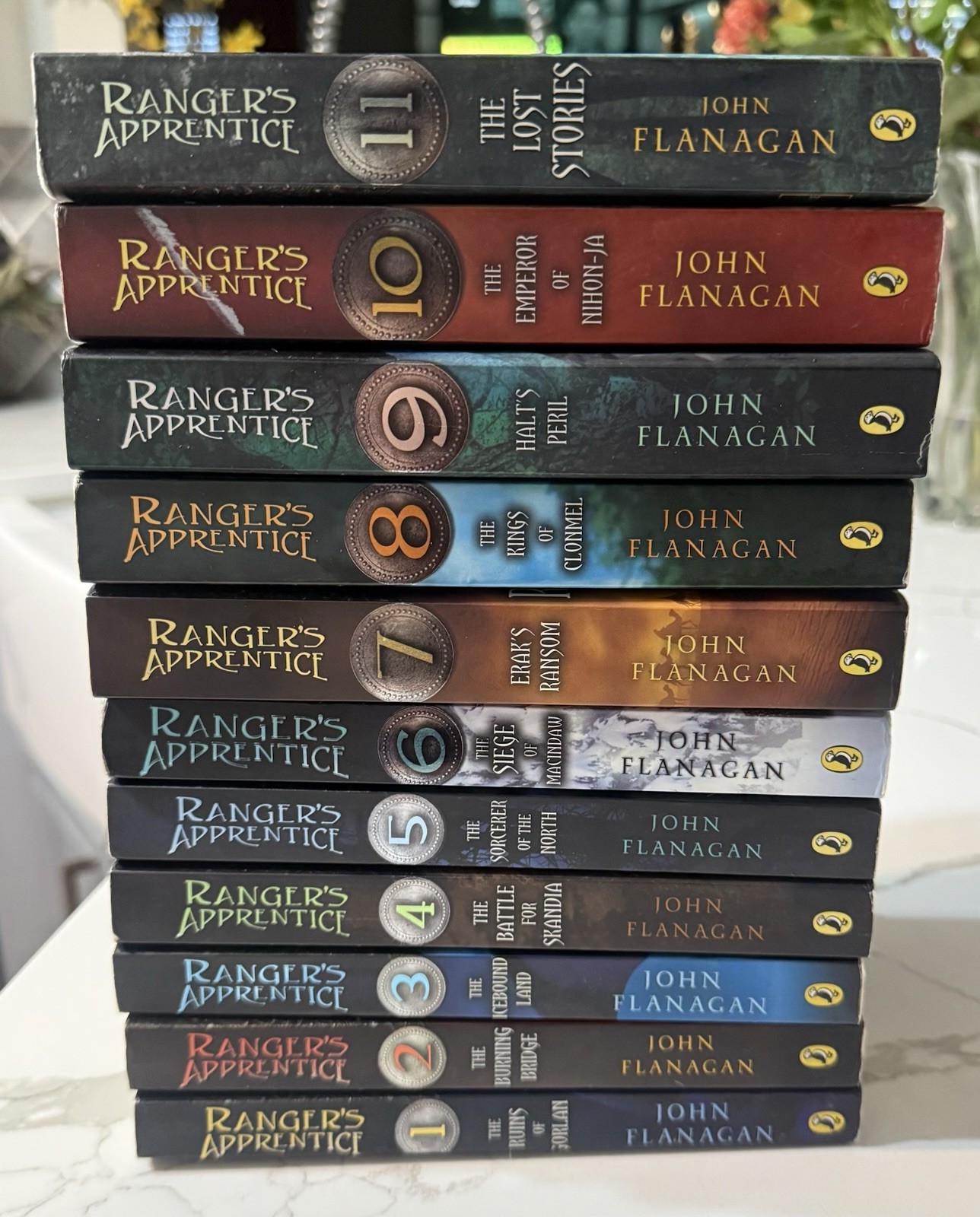 Rangers Apprentice Series 1-11 John Flanagan Paperback Complete Set