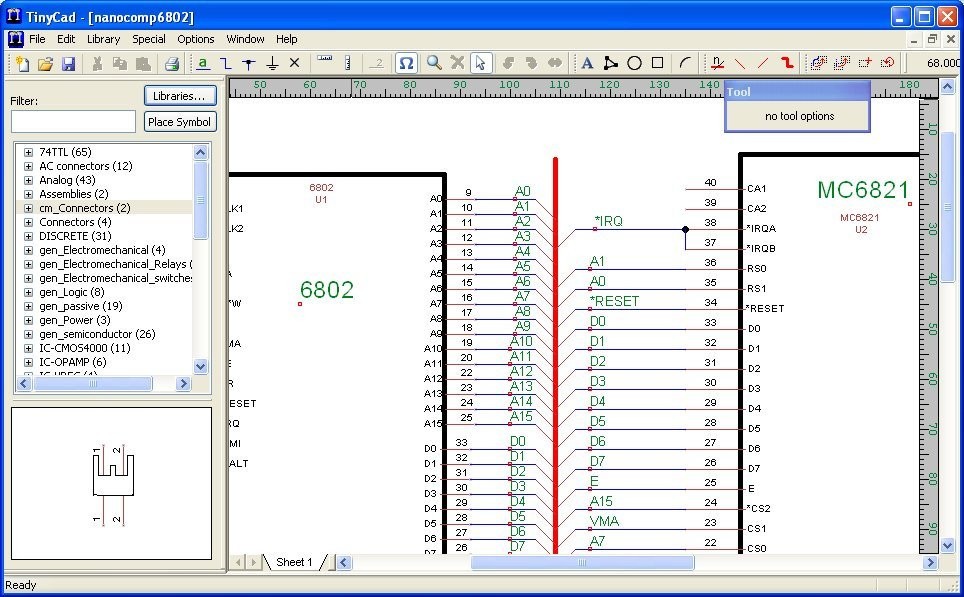 Electrical PCB Circuit Diagram schematic drawing design CAD for Windows on USB