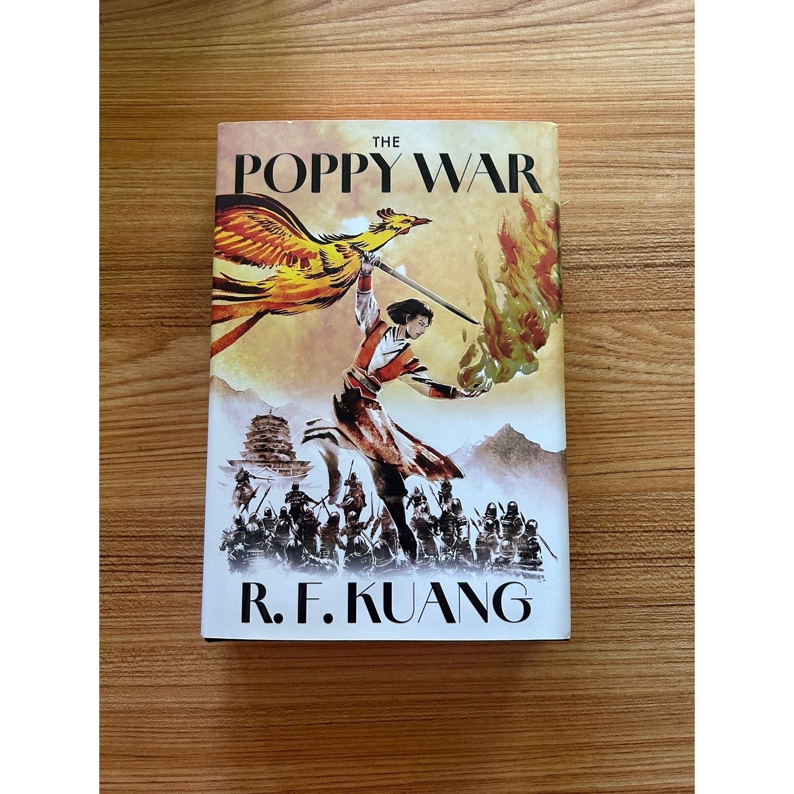 The Poppy War by R.F. Kuang Hardcover Fantasy Novel Sprayed Edges Edition