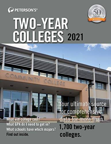 Two-Year Colleges 2021 (Petersons Two Year Colleges) – Paperback – GOOD