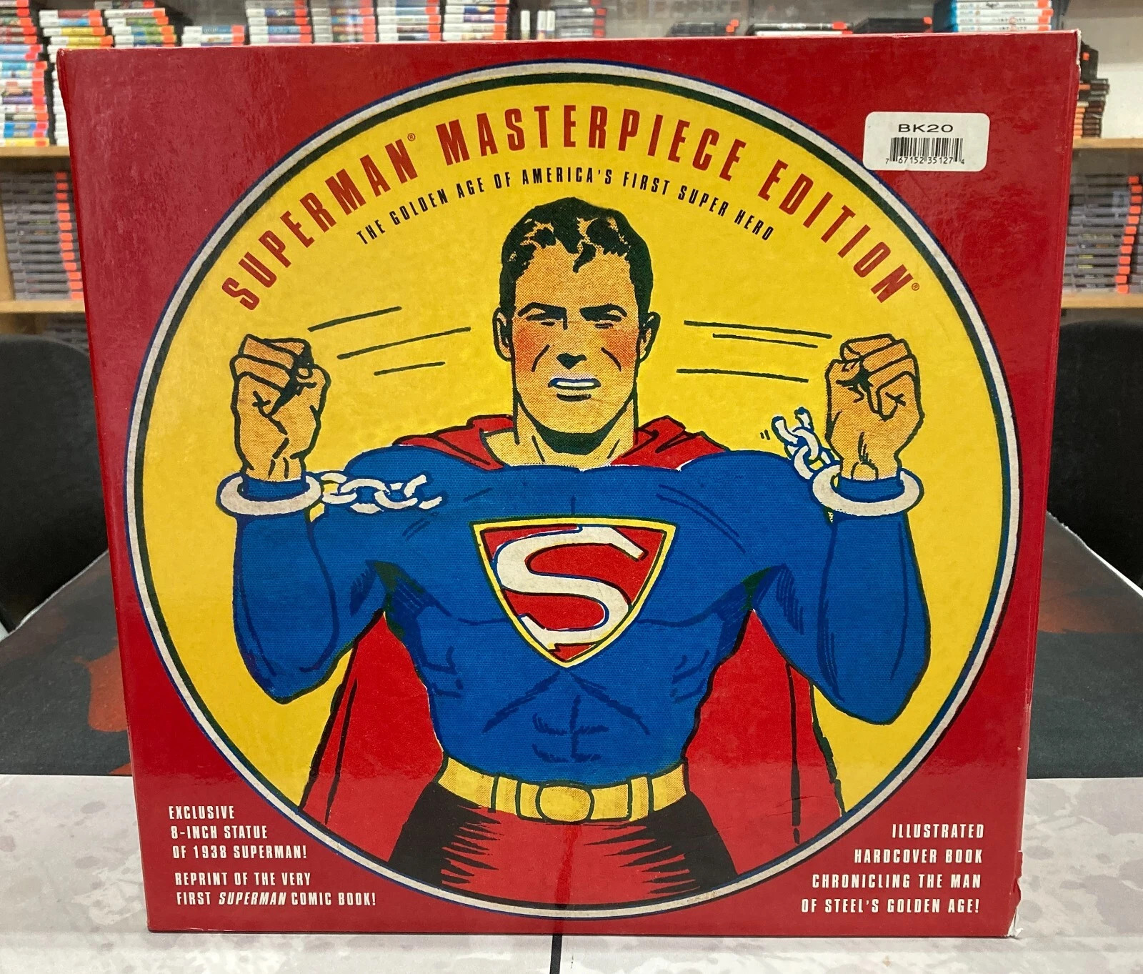 Superman 1999 Masterpiece Edition Box Set – 8 inch Statue, Comic, Hardcover Book