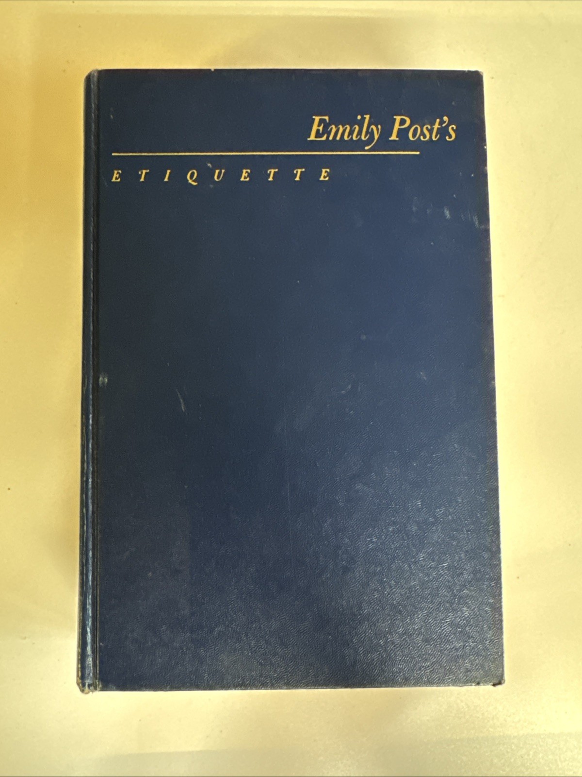 1969 Emily Post’s ETIQUETTE 12th ed. hardback book -732 pages -Weddings, parties