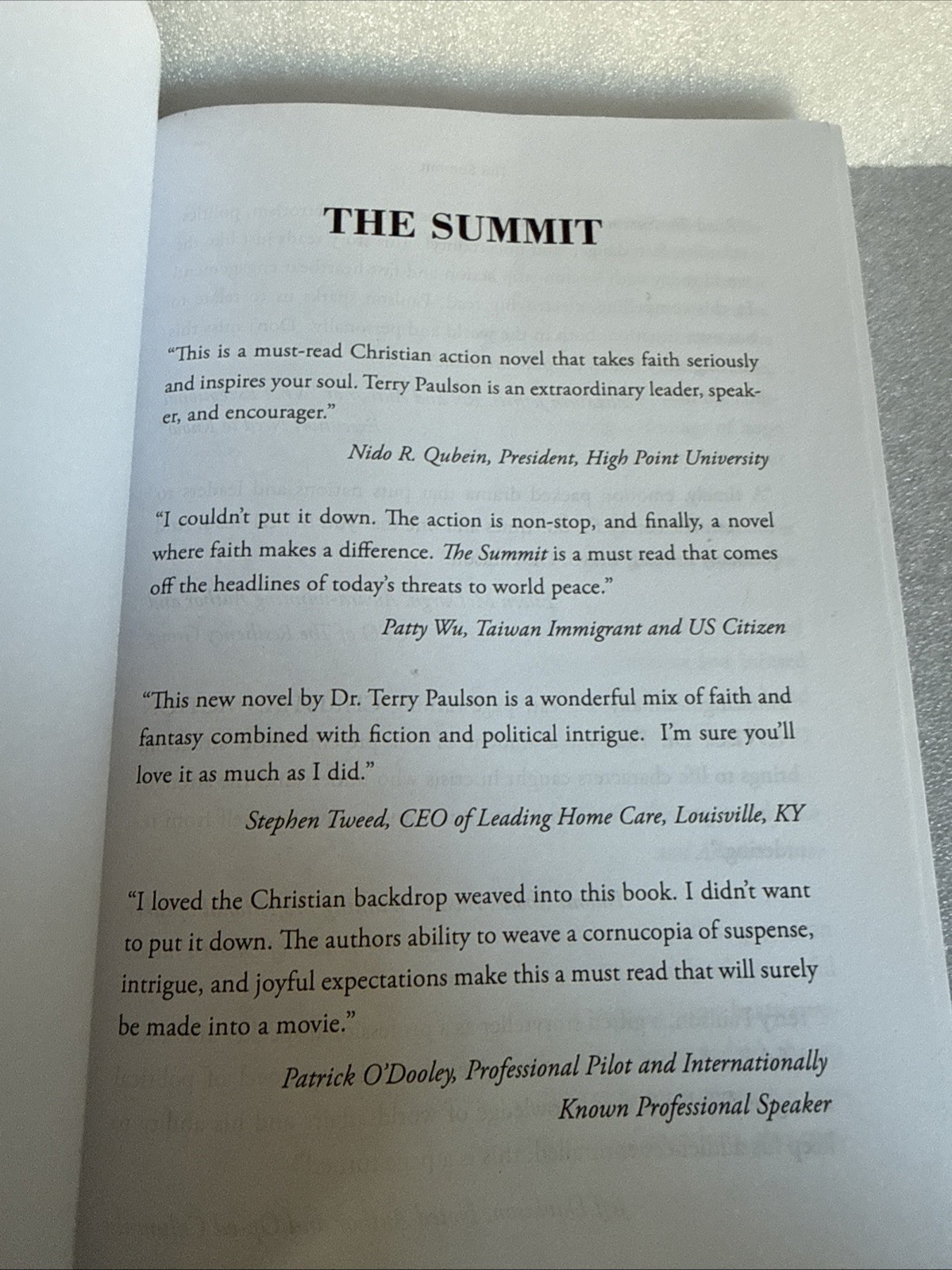 The Summit – Terry Paulson