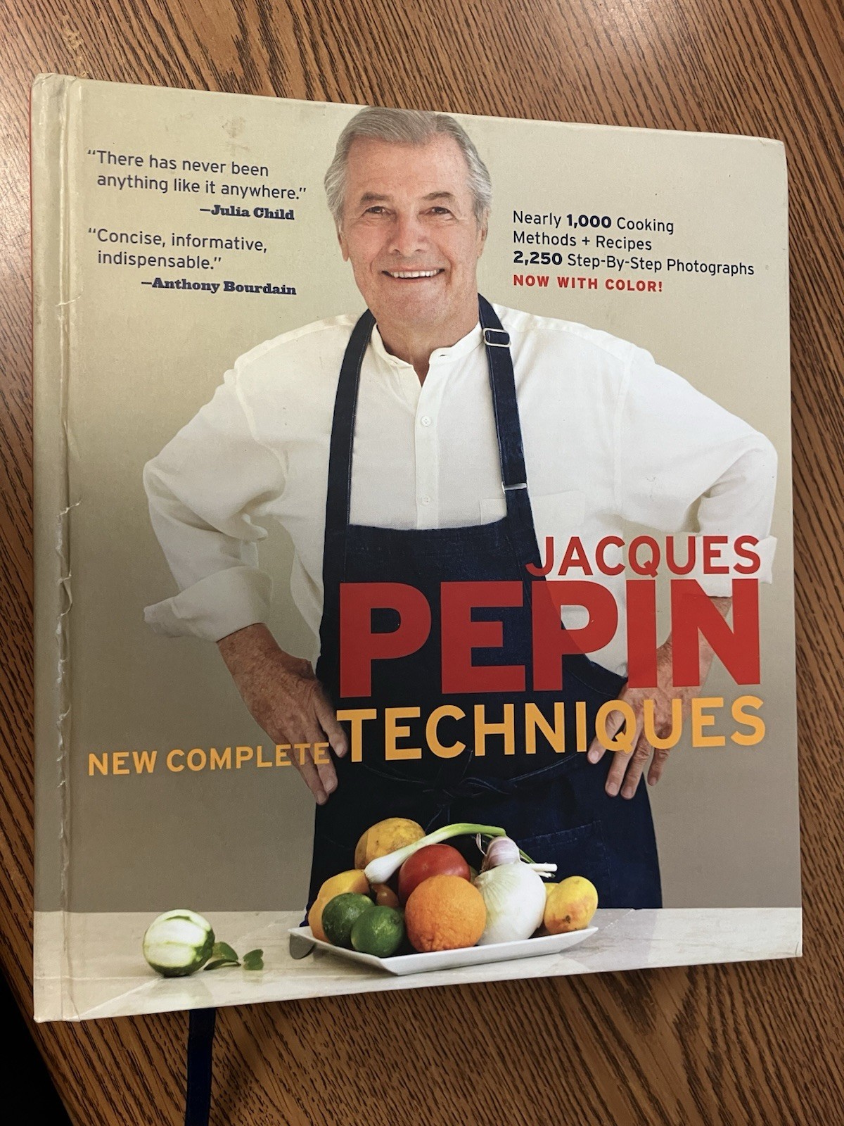 Jacques Pepin New Complete Techniques Hardback Signed/Autographed