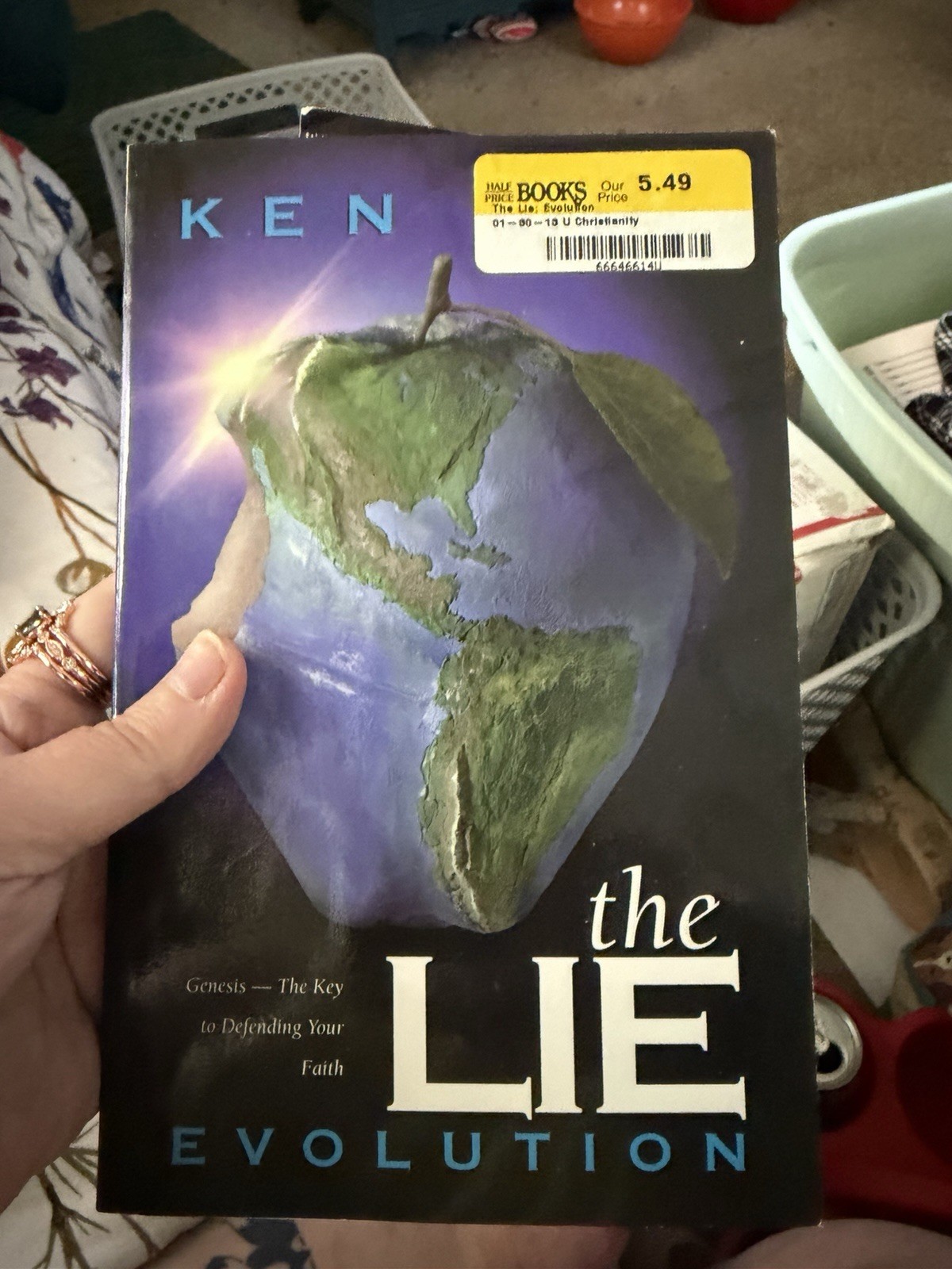 Ken Ham The Lie: Evolution Paperback Nonfiction Religion Evolution