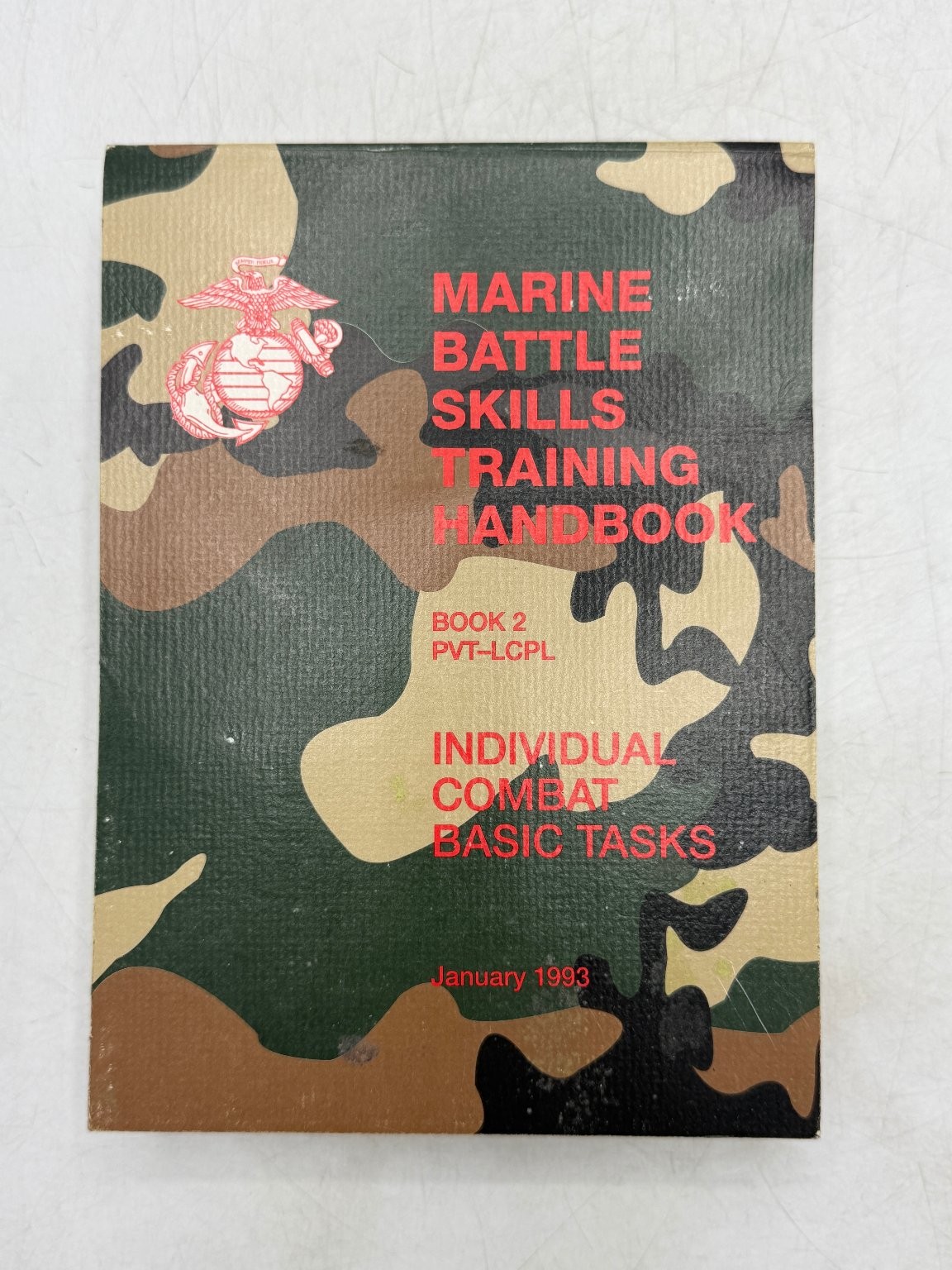Marine Battle Skills Training Handbook Book 2 Individual Combat Basic Tasks 1993