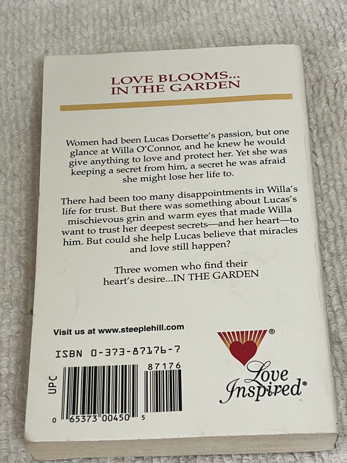 Steeple Hill Love Inspired Series Lot 4 Paperback Books