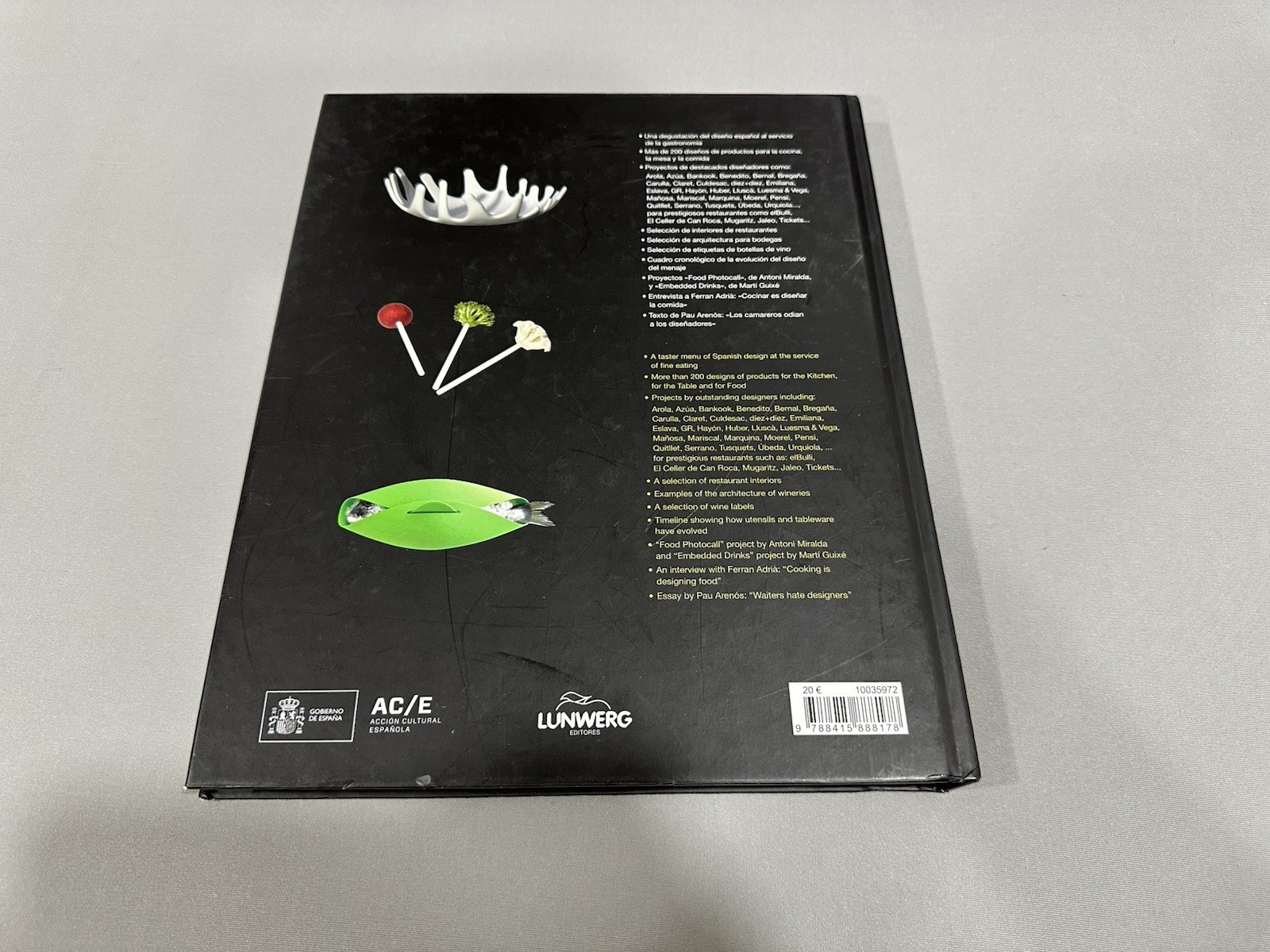 Tapas Spanish Design For Food Hard Cover