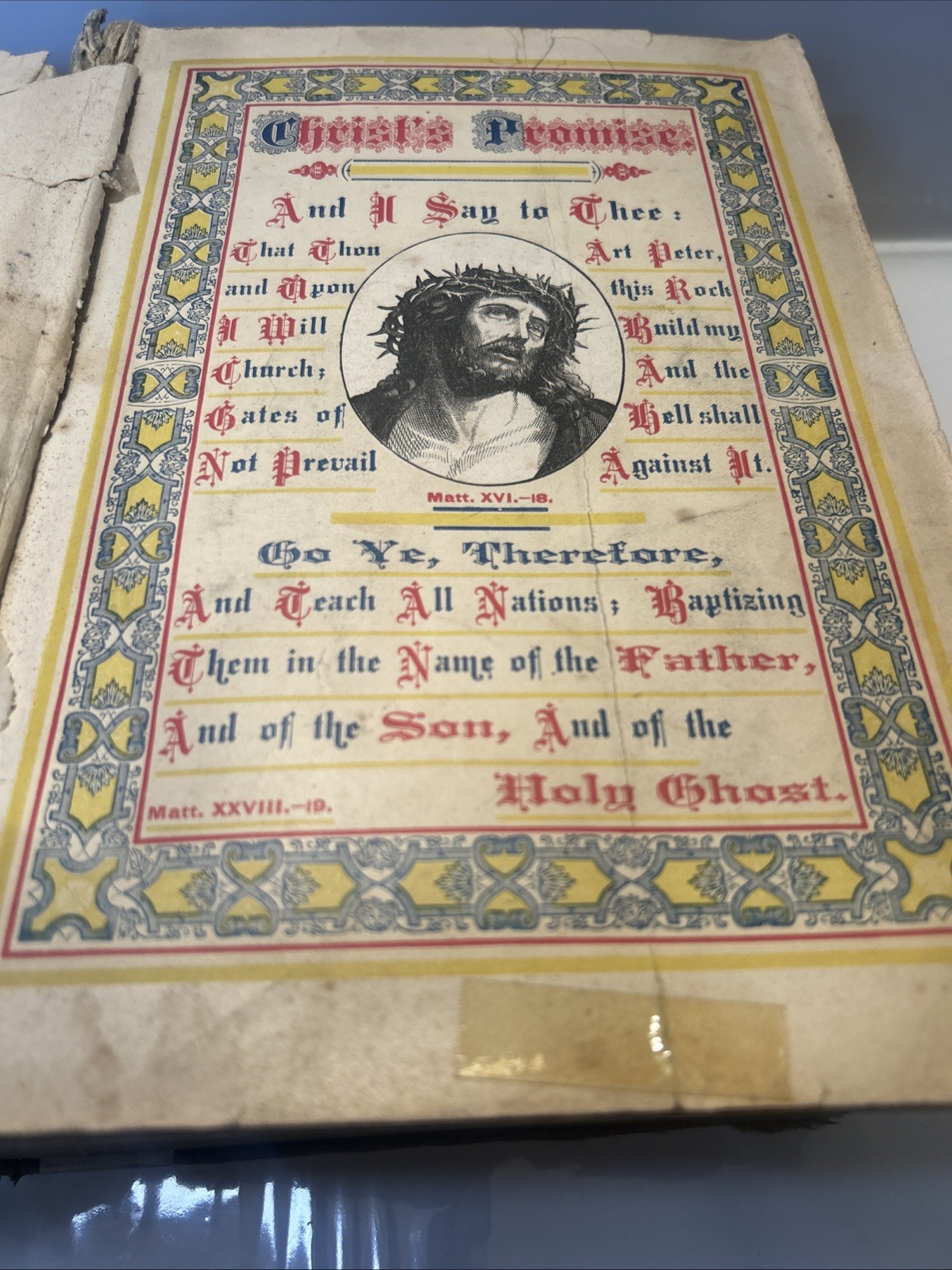 Antique Teachings of The Holy Catholic Church W/Illustrations. 1886