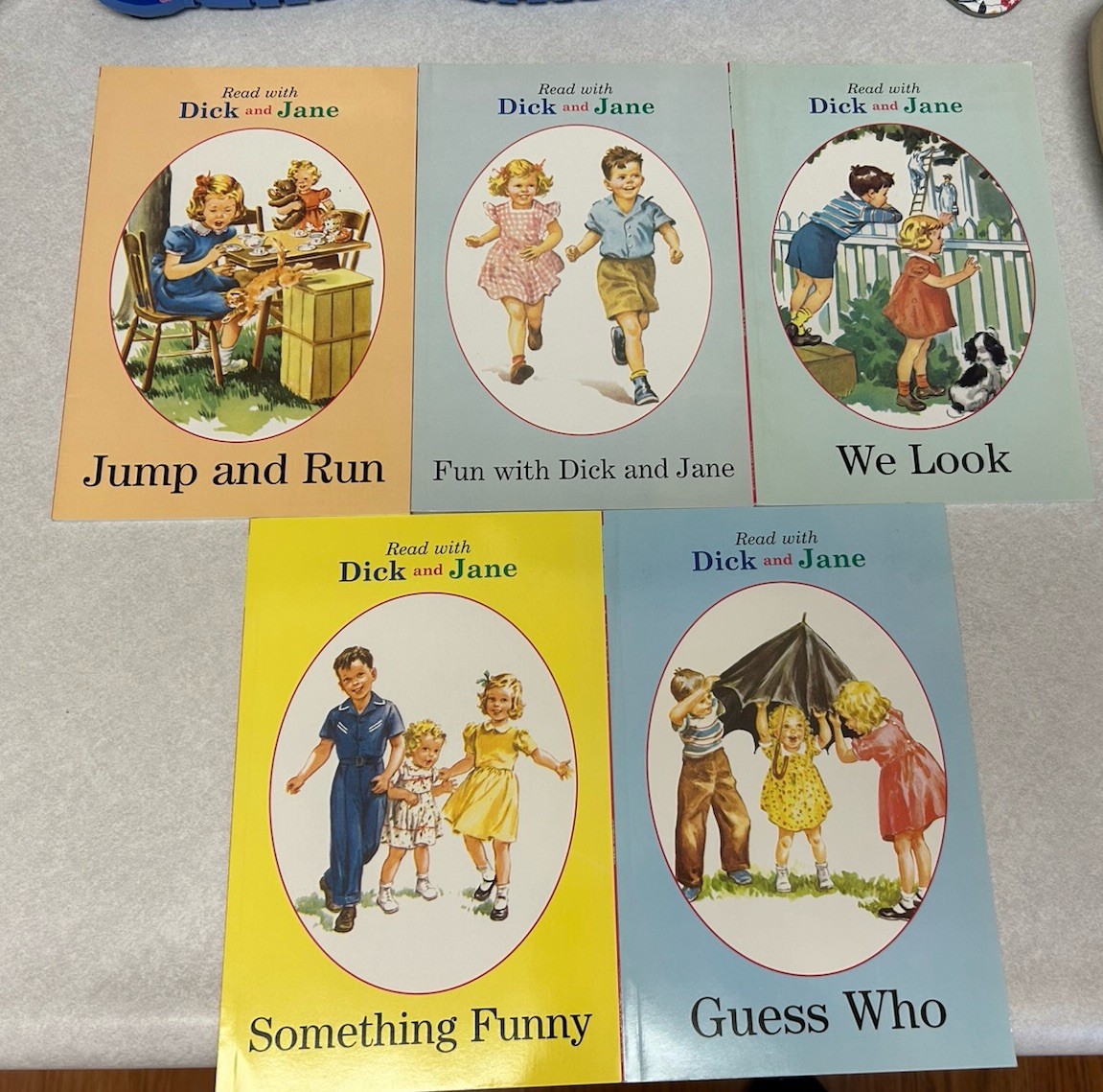 Read with Dick and Jane – LOT OF 5 -Dick & Jane Readers