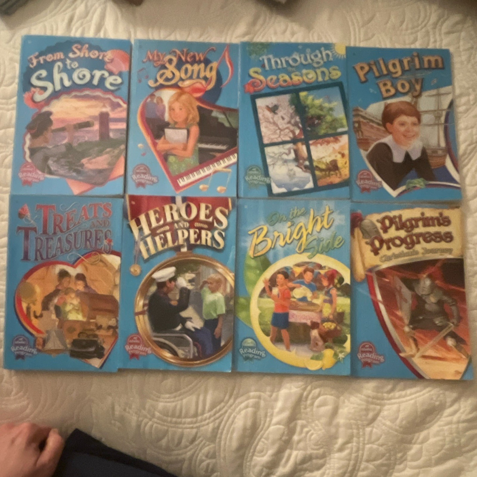 Abeka books Lot of 8 Children’s Books PB English Ages 4-8 From Shore to Shore