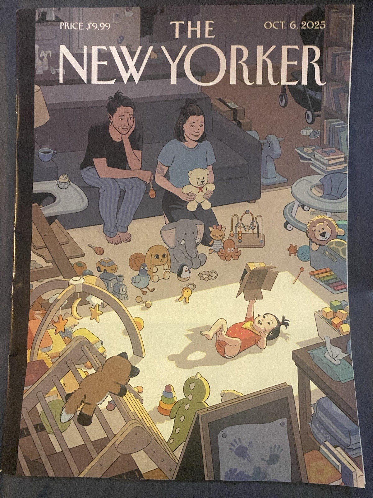 THE NEW YORKER Magazine October 6, 2025 R. Kikuo Johnson “Free Play” cover ~ New