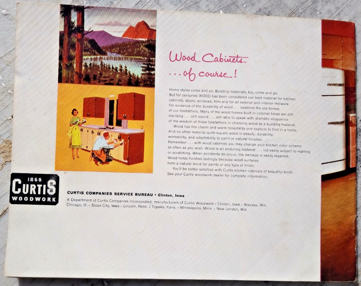 Curtis Kitchen 1952 House Homes Design Planning Mid Century Modern Retro