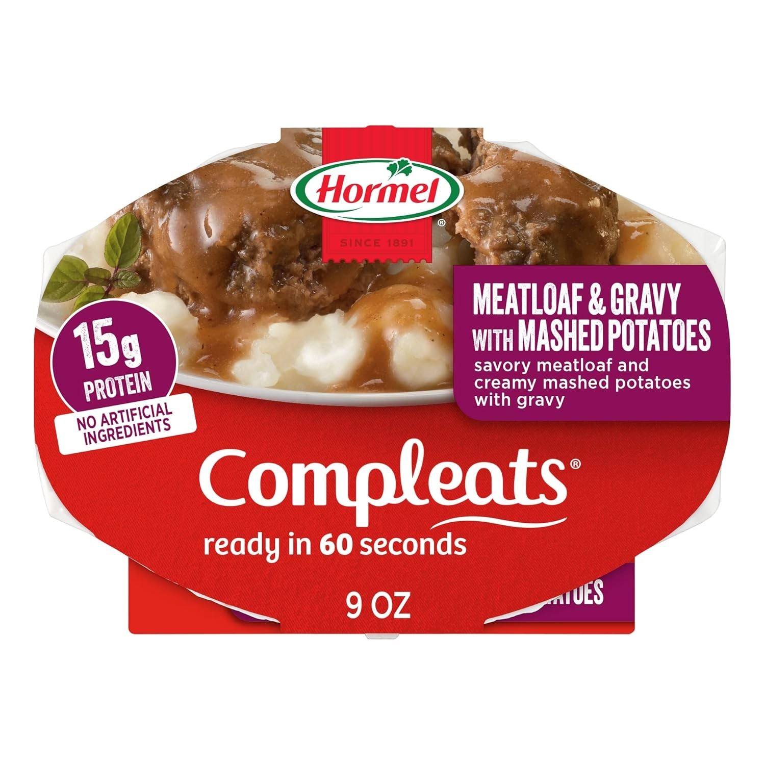 Comfort Food Delights: Meatloaf and Gravy with Mashed Potatoes – 9 oz. Trays