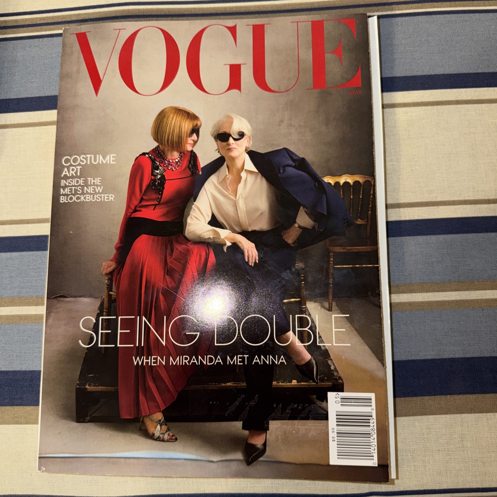 Vogue Magazine May 2026 “Seeing Double Anna Wintour Meryl Streep”