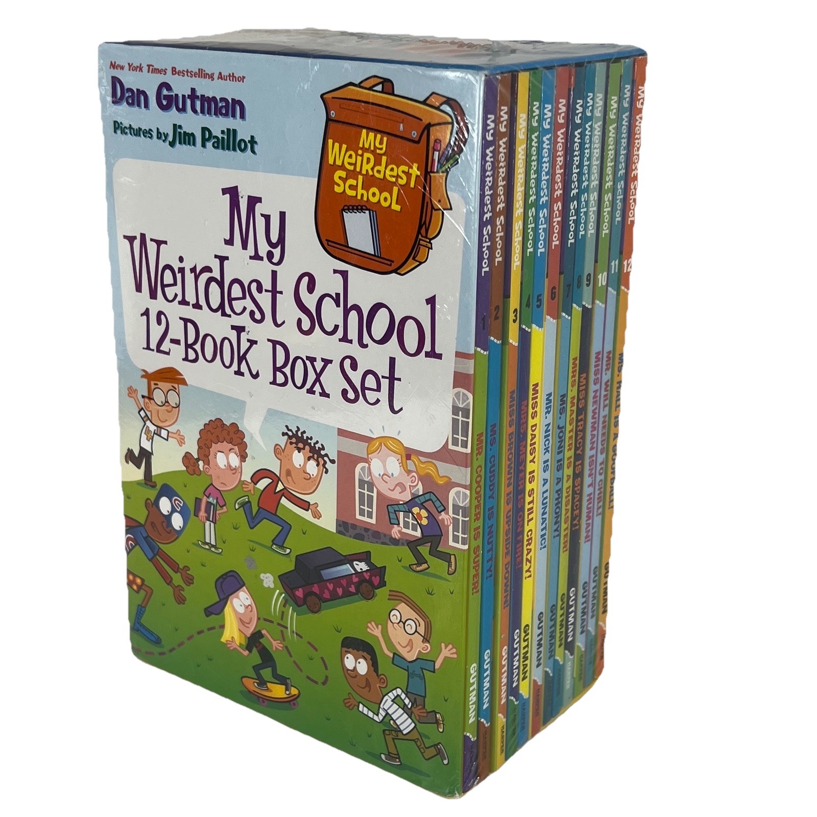 My Weirdest School 12-Book Box Set Books Bundle 1-12 Dan Gutman Jim Paillot READ
