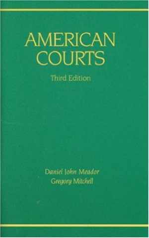 American Courts (Coursebook) – Paperback, by Daniel John Meador; Gregory – Good