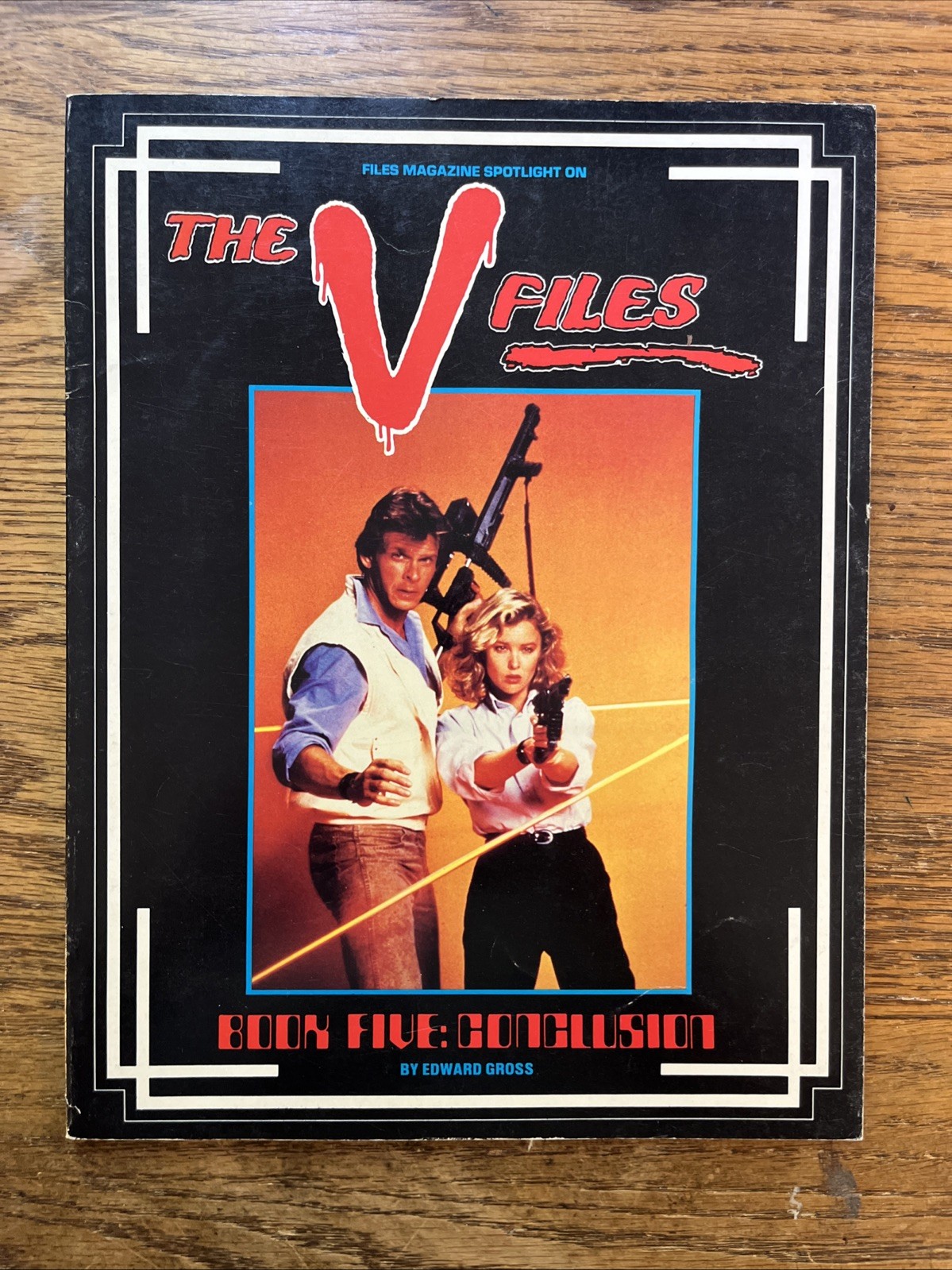 THE V FILES BOOK FIVE: CONCLUSION by Edward Gross (1986) 72 pages. LB7