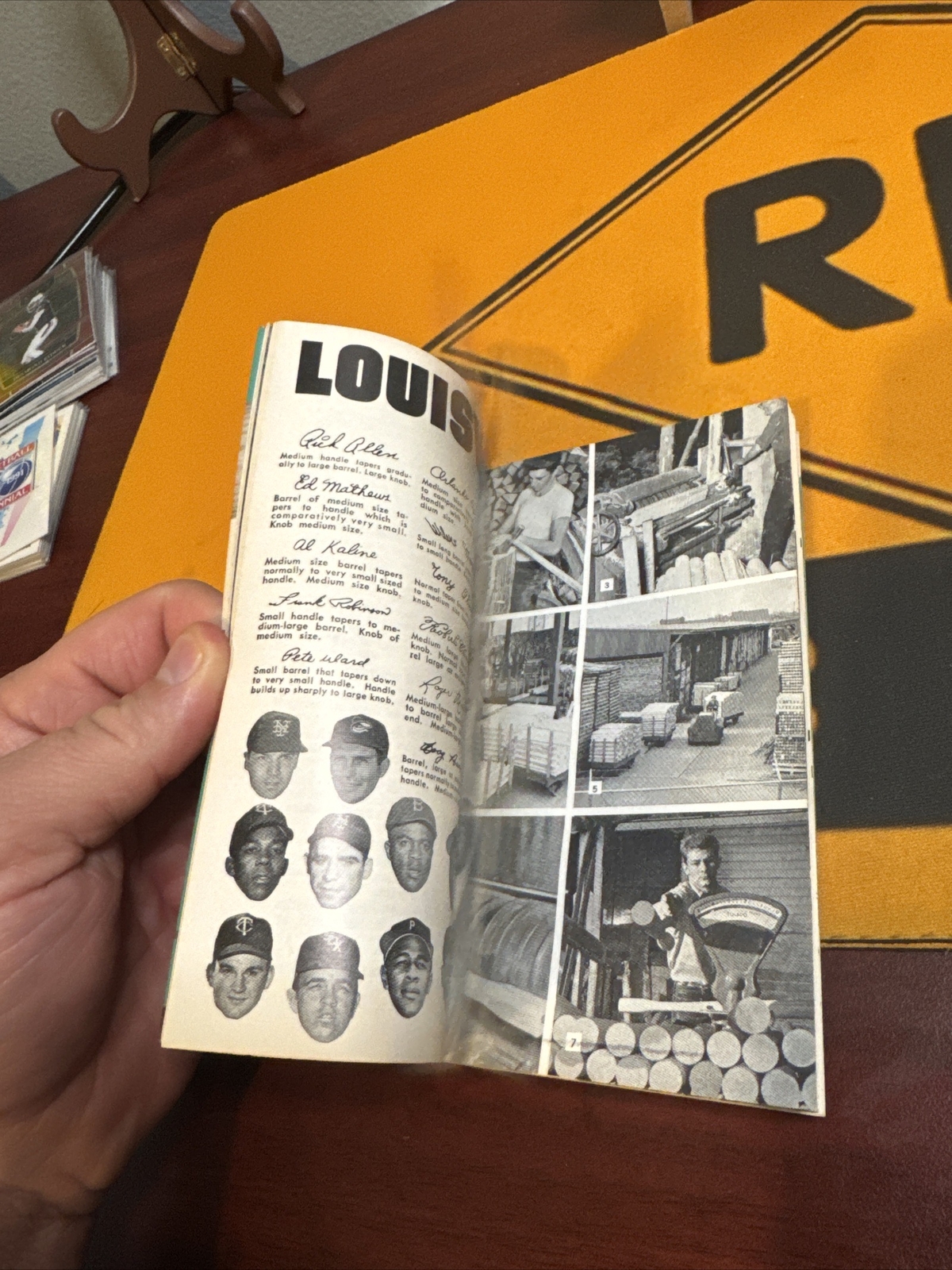 FAMOUS SLUGGER YEARBOOK, 1967, USED, 61 PAGES. VERY NICE