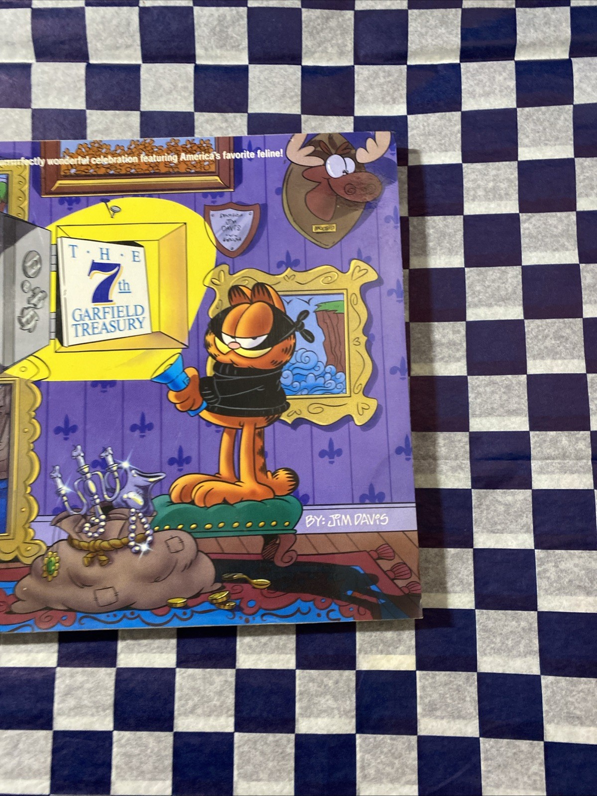 The 7th Garfield Treasury by Jim Davis 1993 Trade Paperback 8.5×10 Inches