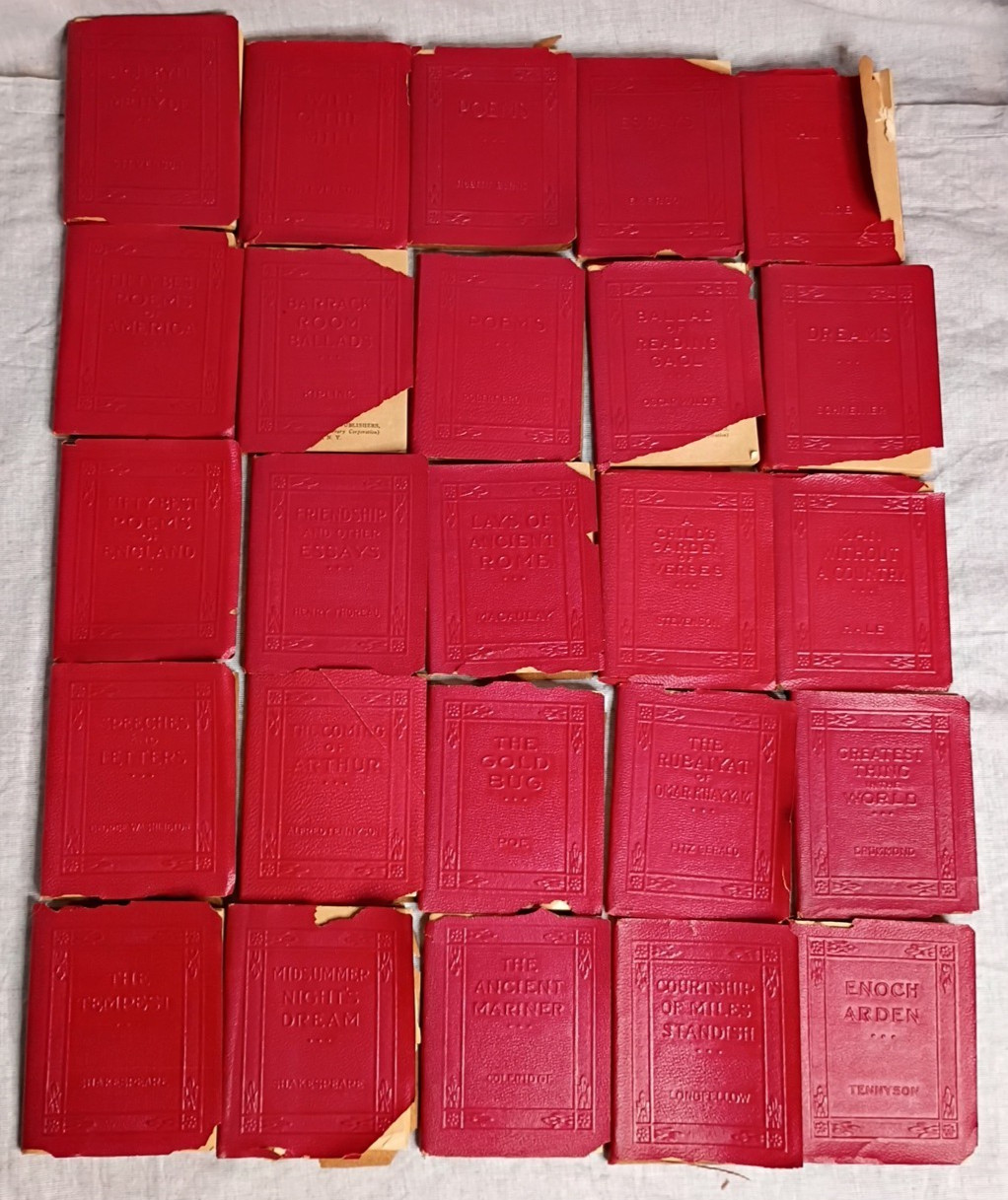 Luxart Little Leather Library Robert A Koch Publishers Shakespeare Poe Wilde 25