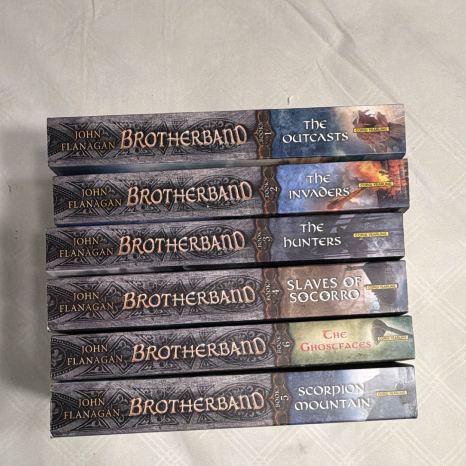 Brotherband John Flanagan Paperback Set Action Adventure Fantasy Young Adults