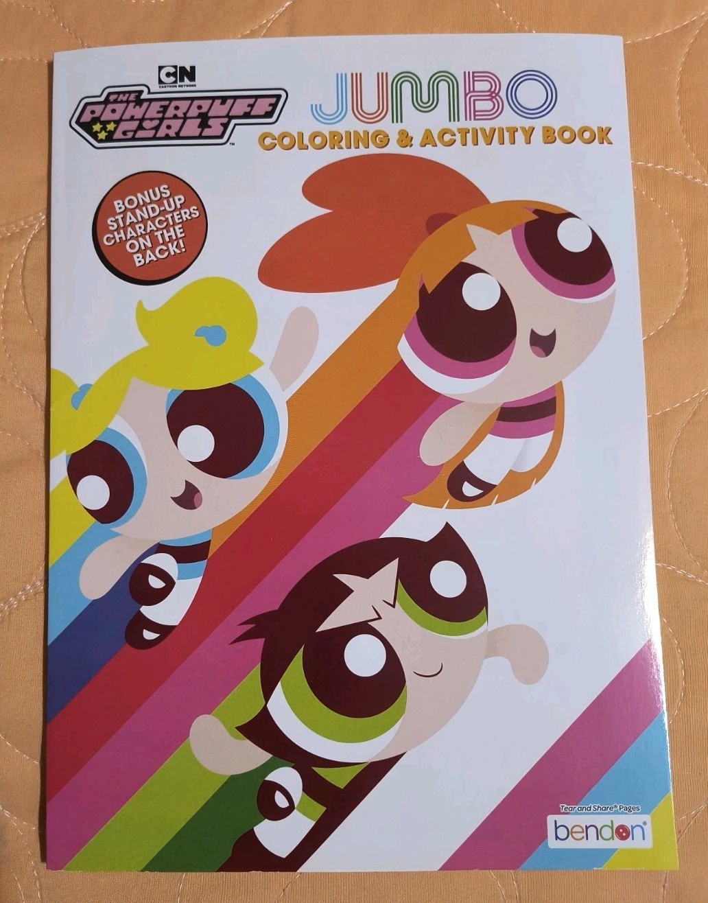 THE POWERPUFF GIRLS JUMBO COLORING AND ACTIVITY BOOK BY BENDON NEW! FREE SHIP!