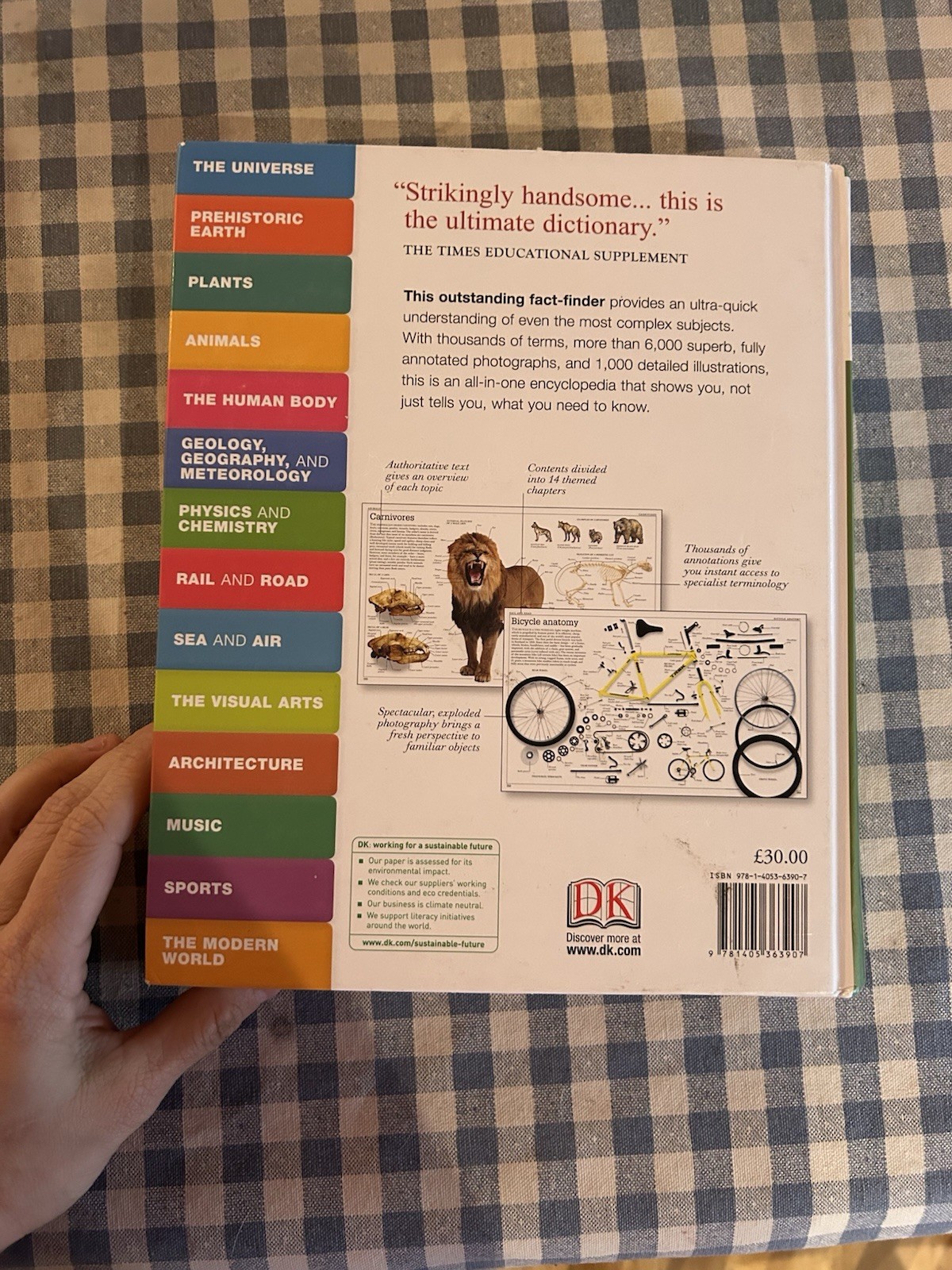 DK Visual Dictionary Revised and Updated Hardcover Reference Book