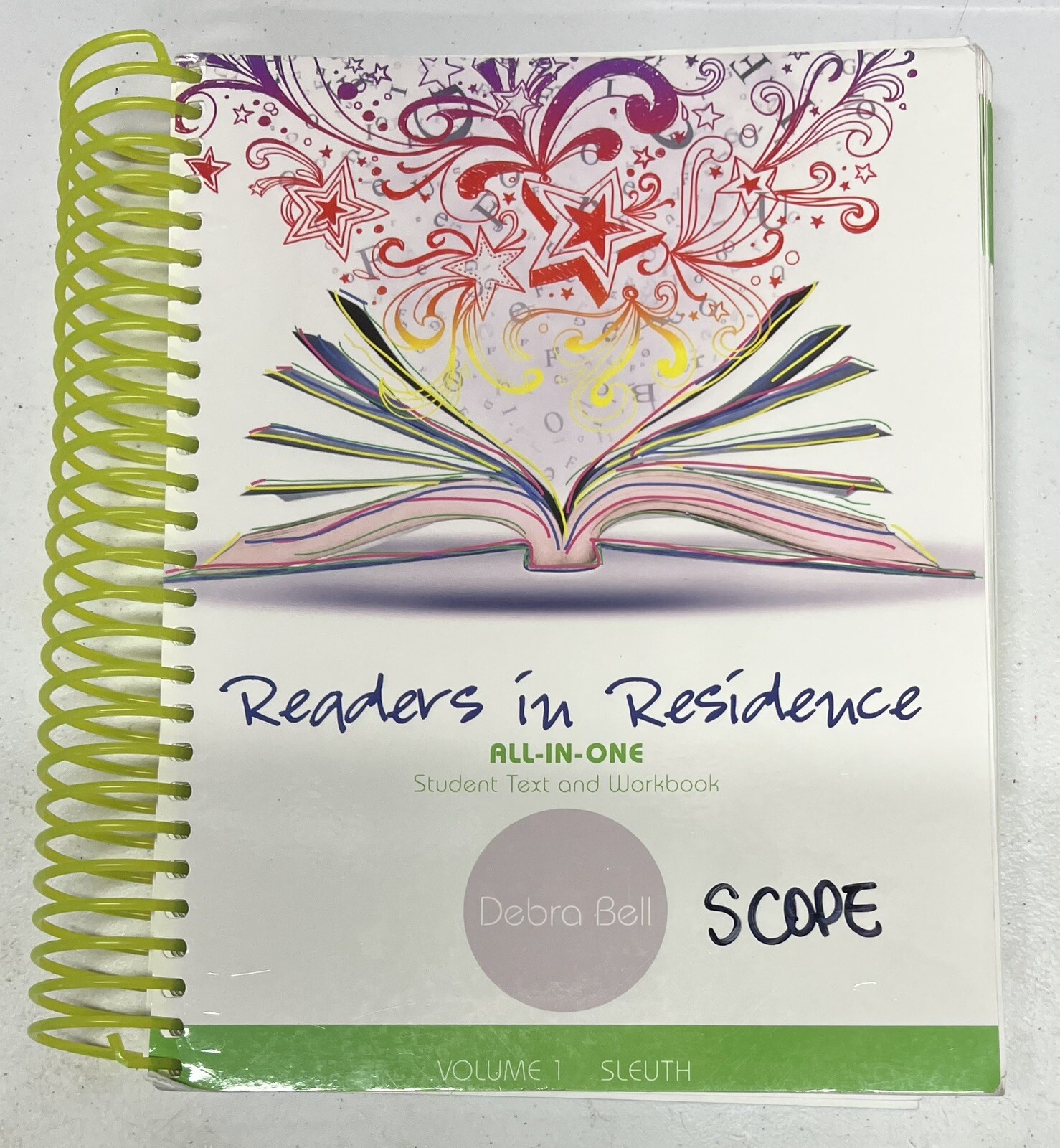 Readers in Residence Vol 1 Sleuth Student Text Workbook Apologia Debra Bell