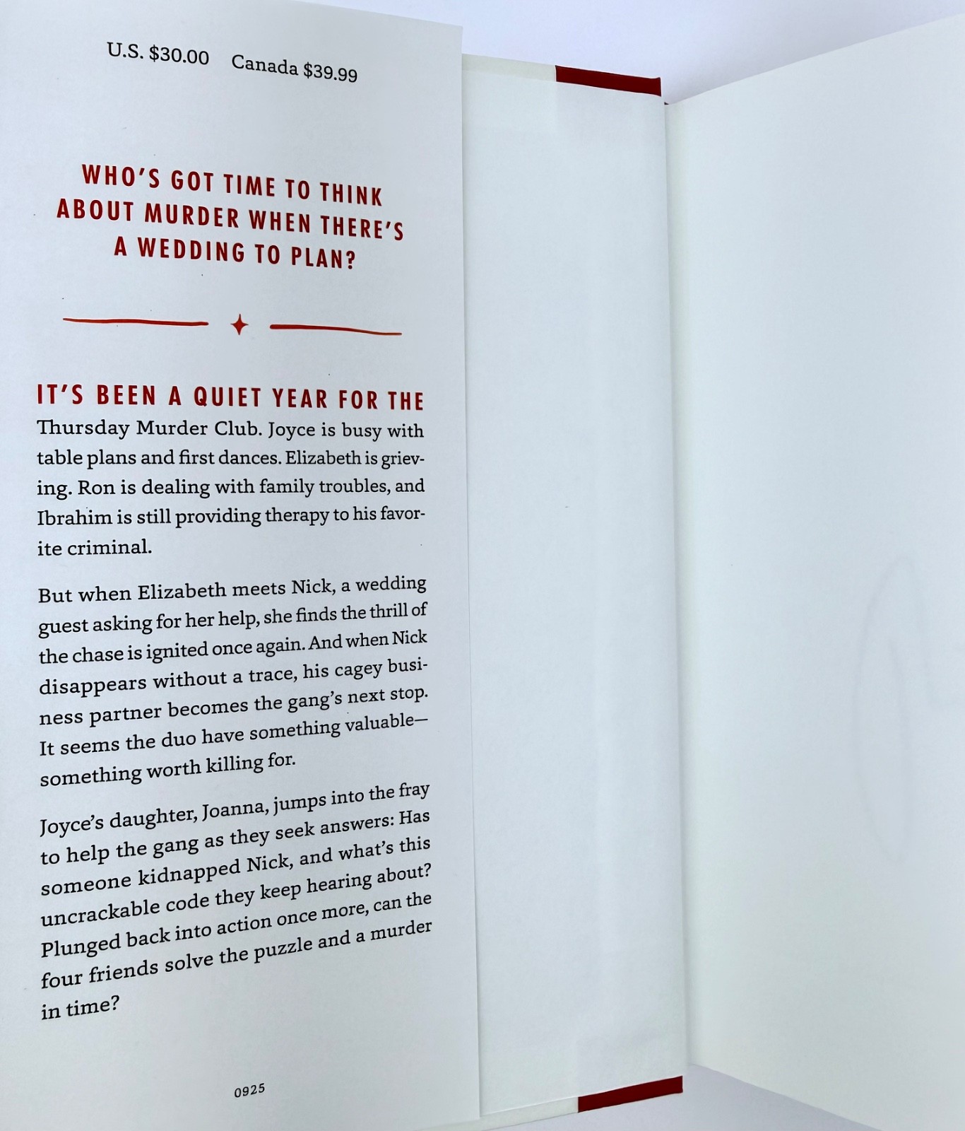 SIGNED – The Impossible Fortune A Thursday Murder Club Mystery byRichard Osman