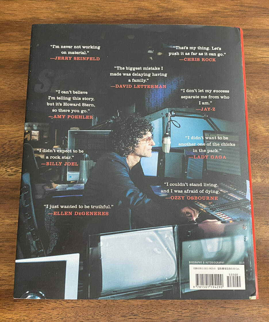 Howard Stern Comes Again by Howard Stern (Hardcover, 2019) 1st Print / Edition
