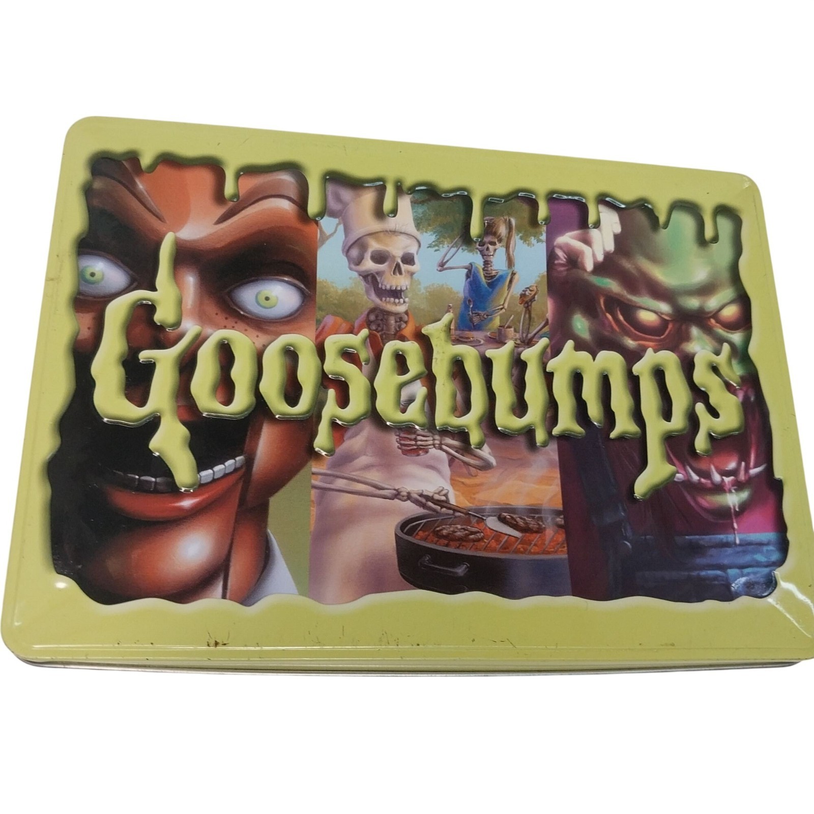 Goosebumps Retro Scream Tin Box Book Set of 5 Welcome to Dead House 2015 Stine